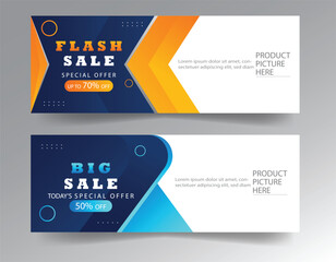 sale banner template design  big sale  flash sale. modern banner design.