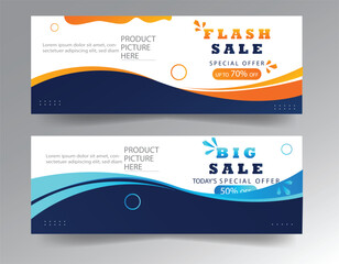 sale banner template design  big sale  flash sale. modern banner design.