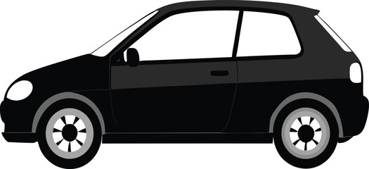 car isolated on white background