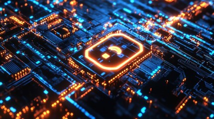 Obraz premium AI-driven Cyber Security System Detecting Data Anomalies