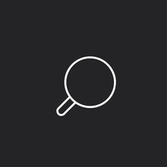 Search icon logo flat vector design