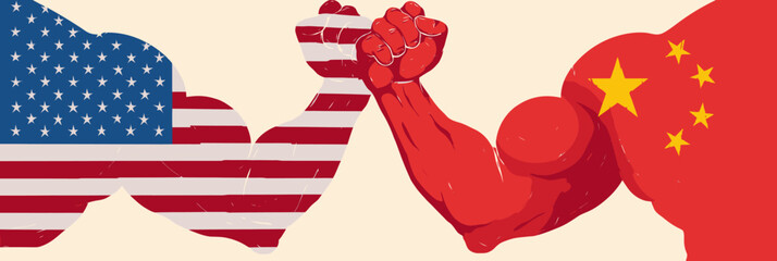 US-China Competition A Visual Representation of Global Power Struggle