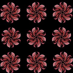 seamless pattern with flowers