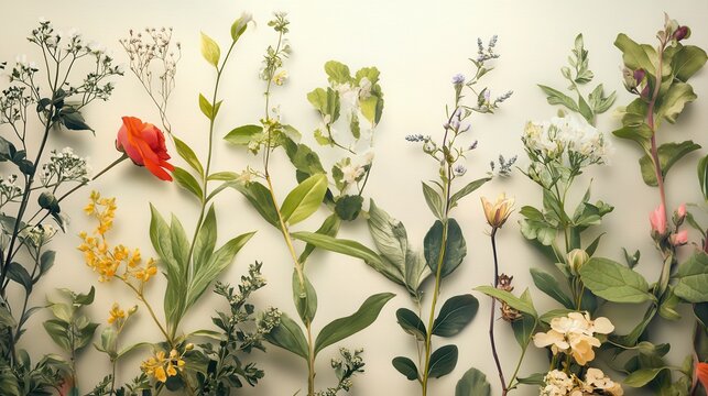 creative classroom poster showing real life examples of dicots with names and plant family details