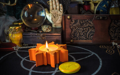 Sun Candle as a Source of Light, Warmth, and Space Cleansing Energy