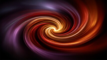 Fiery cosmic vortex of energy