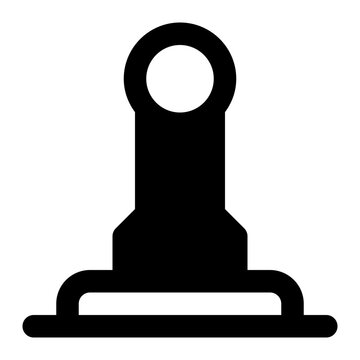 stample black glyph icon