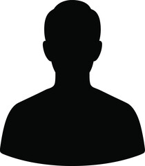 Generic black silhouette of a person's head and shoulders.