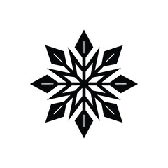 Snowflake Winter Vector Silhouette