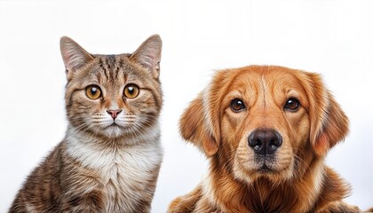 Playful Interaction between a British Shorthair Cat and a Golden Retriever in a Bright, Cozy Living Room, Showcasing Soft Textures, Vibrant Colors, and Warmth.