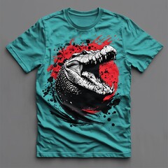 Crocodile graphic tee