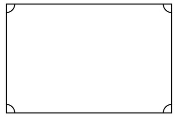 simple black border frame for decoration