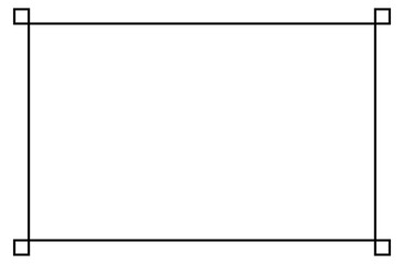 simple black border frame for decoration