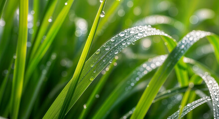 green background with grass