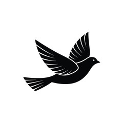 Bird Freedom Vector Silhouette