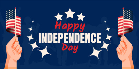 Independence Day templates with fireworks and stars, ideal for event promotion or digital marketing.