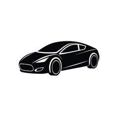 Car Streamlined Vector Silhouette