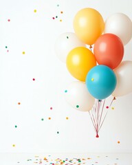 Colorful balloons for festive celebrations.