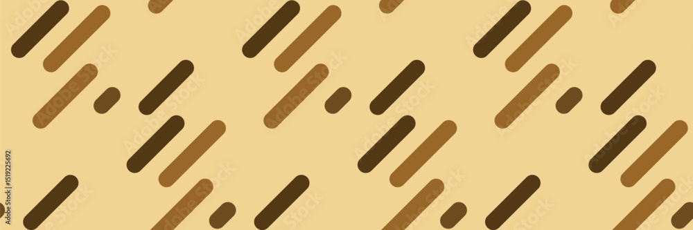 Poster abstract diagonal lines and dots in earthy tones create a seamless pattern. perfect for backgrounds,