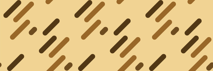 Abstract diagonal lines and dots in earthy tones create a seamless pattern.  Perfect for backgrounds, textiles, and modern design projects. Evokes feelings of warmth, simplicity, and natural elegance.
