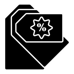 discount Solid icon