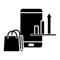 growth chart Solid icon