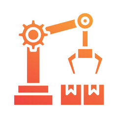 Industrial Robot Icon
