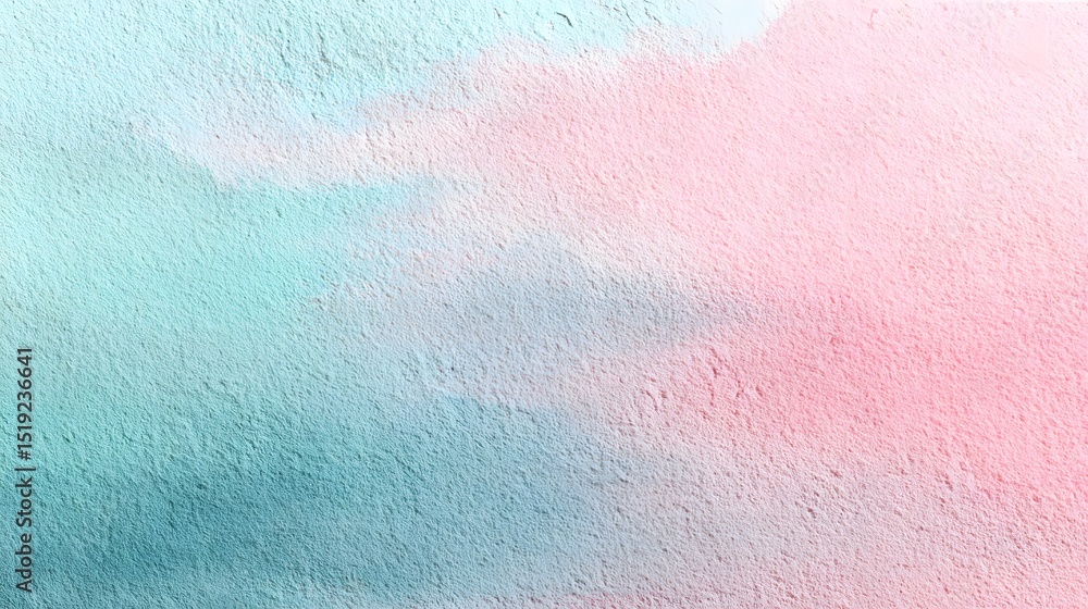 Aufkleber soothing and calming pastel texture background with a gradient of mint green and pale pink featuring