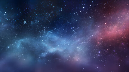 Dreamy Starry Sky Wallpaper Surreal Glowing Nebula and Cosmic Dust