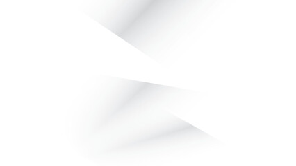 Abstract white and gray color, modern design stripes background with geometric shape. Vector illustration.
