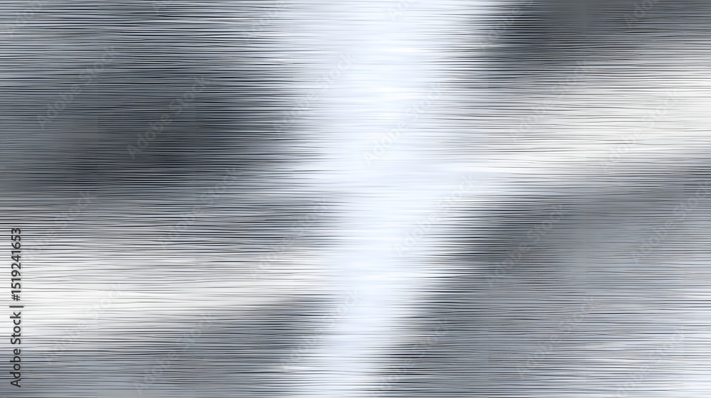 Poster A brushed metal background with a high level of reflection and subtle soft shadow effects creating a sleek industrial and minimalist aesthetic