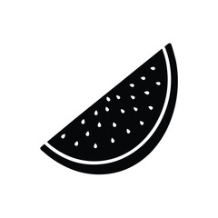 Watermelon Fresh Vector Silhouette