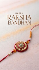 Happy Raksha Bandhan Indian festival celebration cultural background