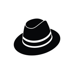 Hat Simple Vector Silhouette