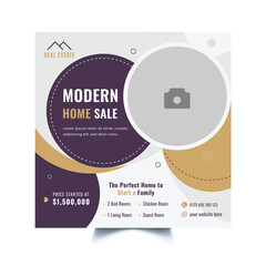 Real estate social media post template