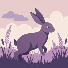 Cute Animals Silhouette & Line Vector