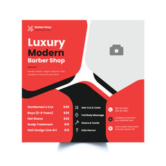 Barbershop Post Template 