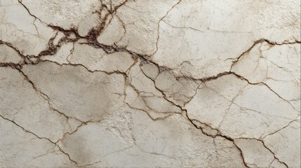 Fototapeta premium Detailed realistic topdown limestone surface texture with subtle cracks