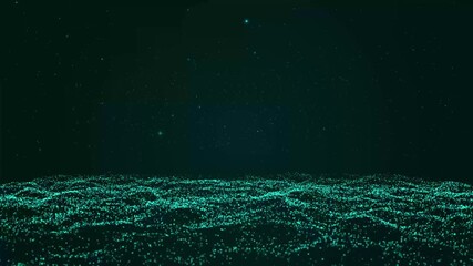 Technology background seamless looping exploding particles innovation. Futuristic abstract digital design explosion burst dynamic motion movement energy particle artwork - Powered by Adobe