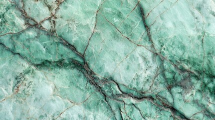 Sea green marble surface realistic fine cracks high detail