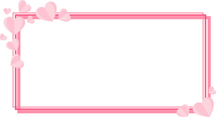 Rectangle Frame Valentine's Day