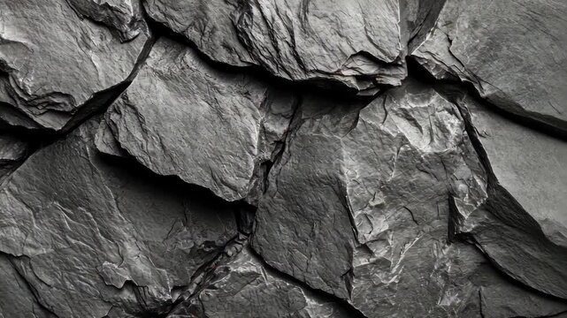 Black stone texture background with abstract stone patterns and rock formations, perfect for backgrounds and natural design elements.