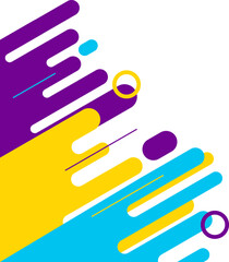 Colorful Geometric Rounded Corner