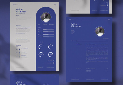 Blue Corporate Resume