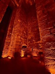 Underground Water Cistern (also name Dara Dungeon) in Dara outside Mardin., Turkey