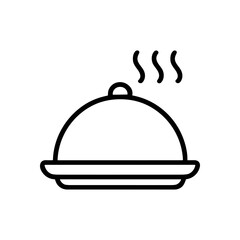 Steaming dish reveals culinary delight illustration design element