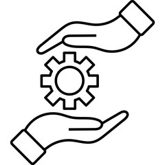 Cooperative Line Icon