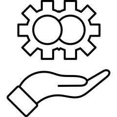 Cooperative Line Icon