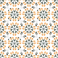 Floral background, geometric patterns, fabric designs, abstract images, vibrant colors.