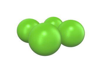 3d green balls png